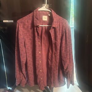 Men's Casual Button Down Flannel Shirt